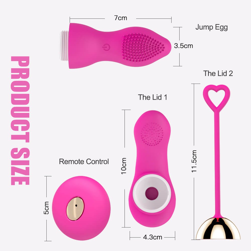 Stealth Wearable Vibration Remote Control Jumping Egg