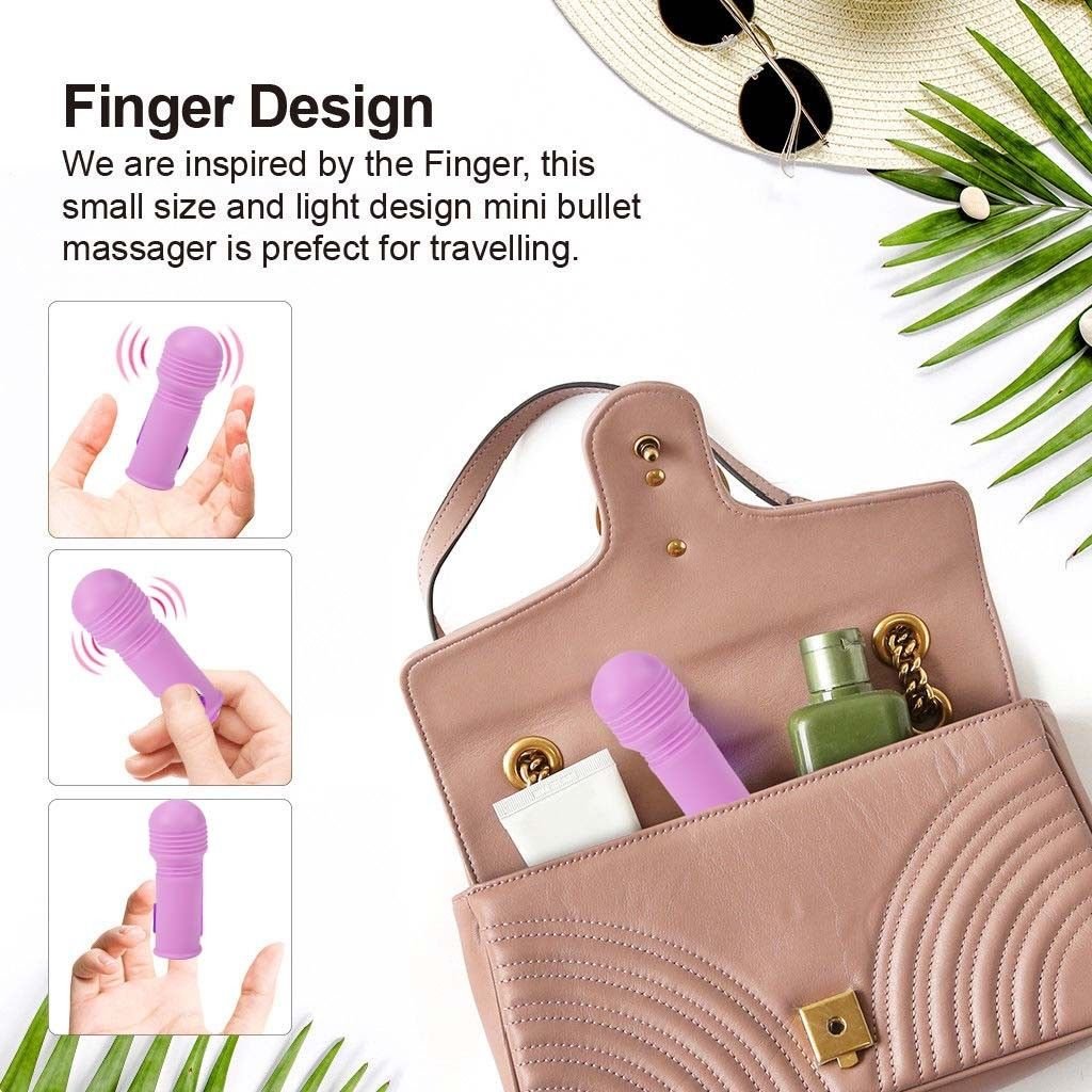 Mini Finger Vibrator G-Spot Massager Clitoral Stimulator