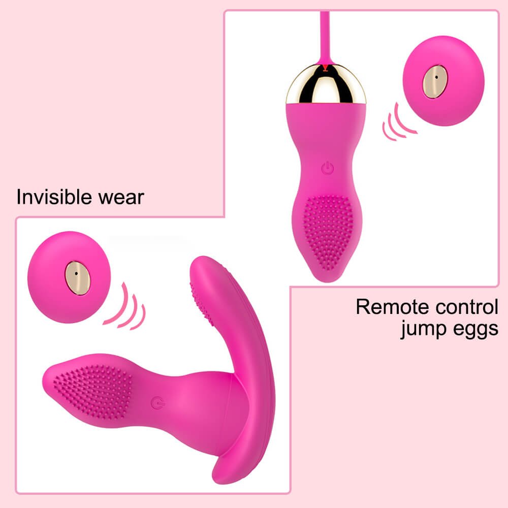 Stealth Wearable Vibration Remote Control Jumping Egg
