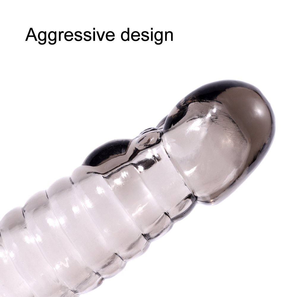 Men Extension Penis Sleeve Condom Extender Aggressive design