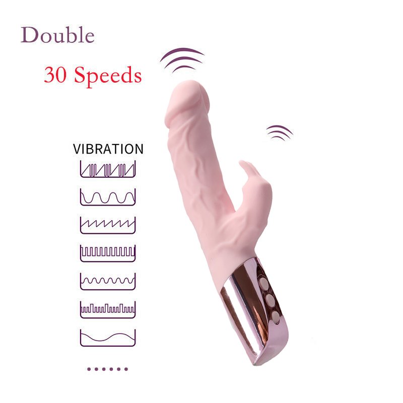 Rampant Rabbit Vibrator 7 Speed Vibrating Dildo