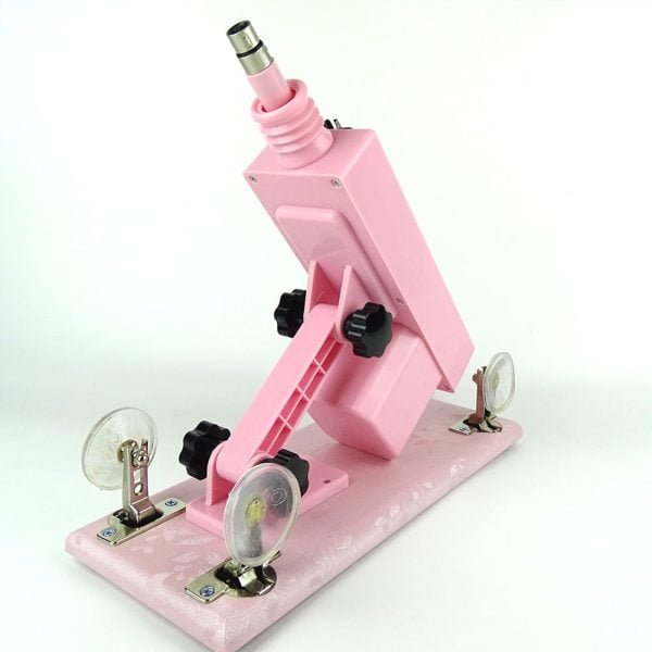 Pink Sex Machine with 5 Dildos and 1 Masturbation Cup