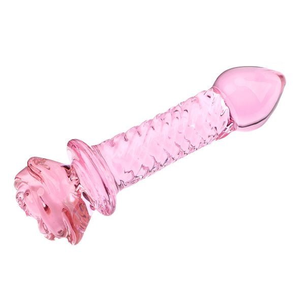 Rose Glass Sex Toys Dildo