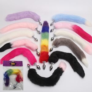 Fox Tail With Metal Anal-Butt Plug (S)