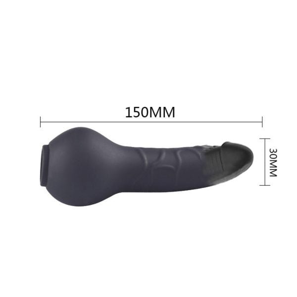 Fantasy Unisex Strap-On Dildo in Black