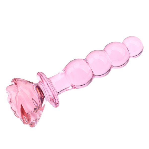 Rose Glass Sex Toys Dildo