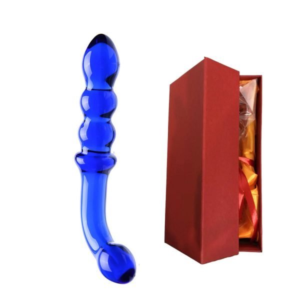 Double Trouble Glass Dildo