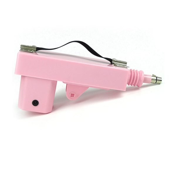 Adjustable Pink Sex Machine with 6 Dildos