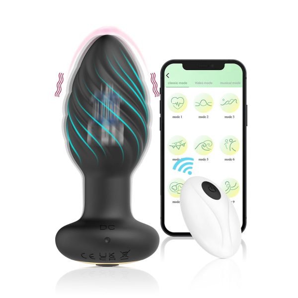 App Control / Wireless Screw Vibrating Anal Plug