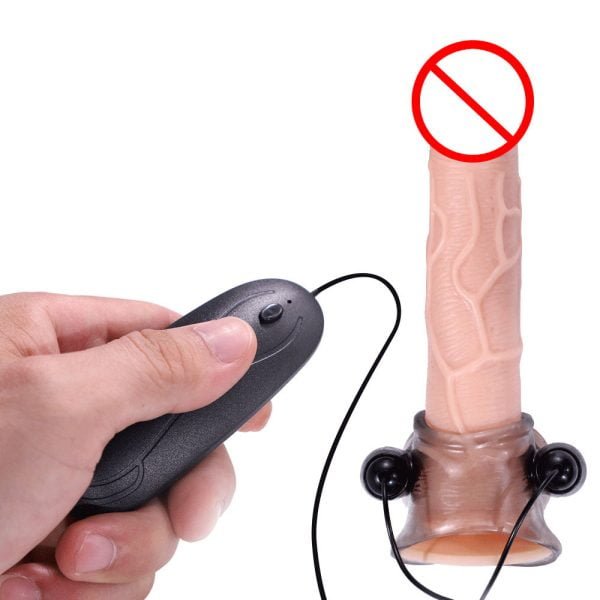 Vibrating Cock Ring Vibrator Penis Ring Penis Massage Trainer